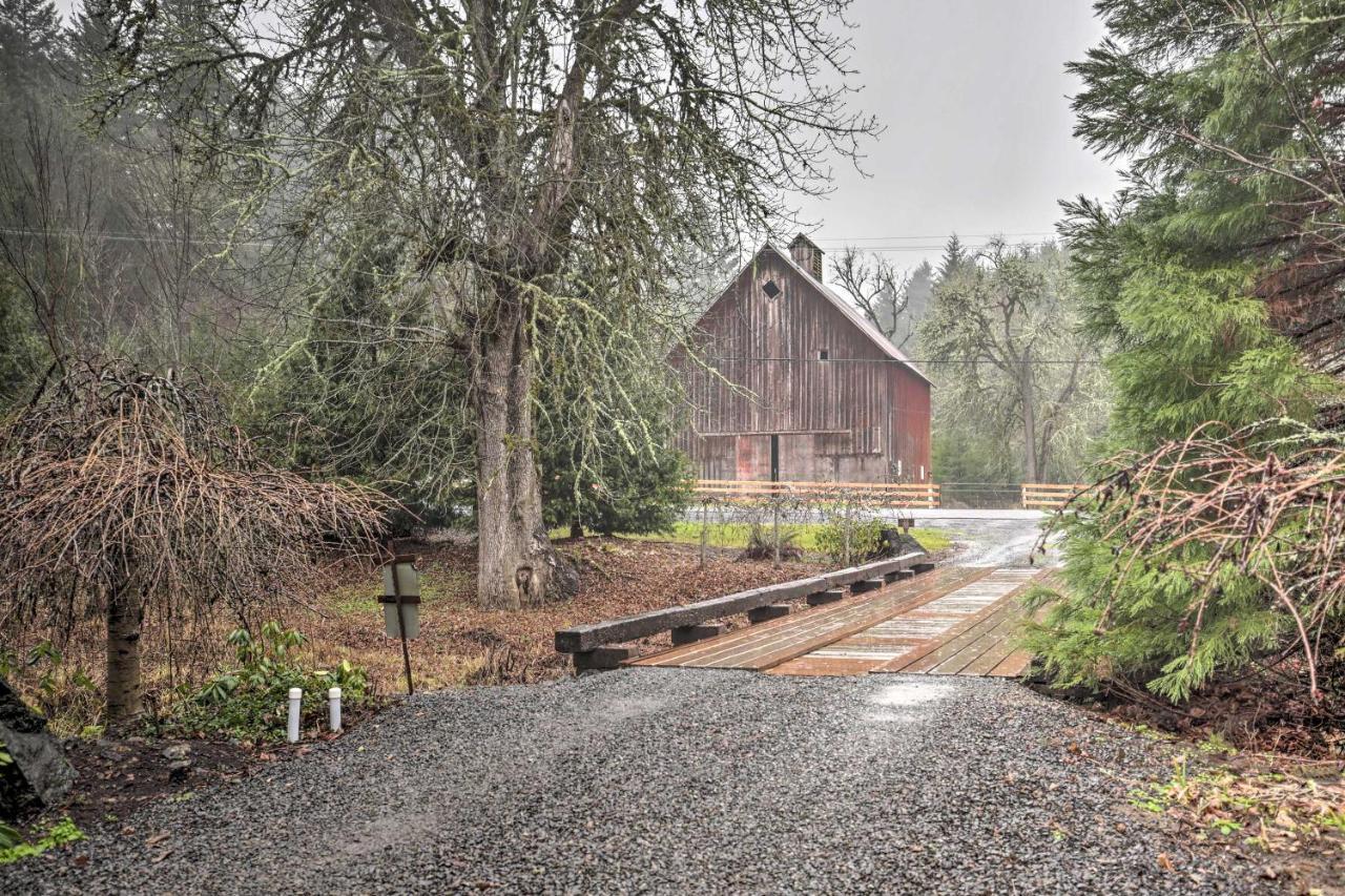 Chic Farmhouse With Creek In Heart Of Wine Country! McMinnville Exteriör bild